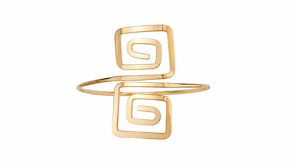 Greek Maze Cuff Bracelet