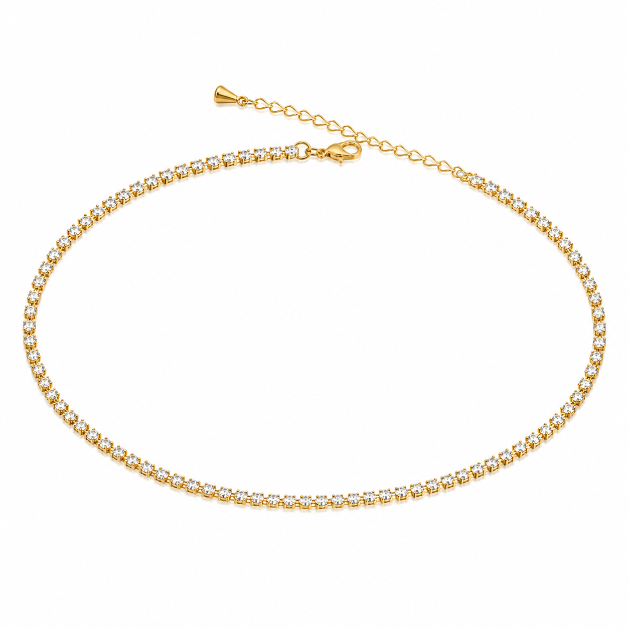 CZ Tennis Waist Chain