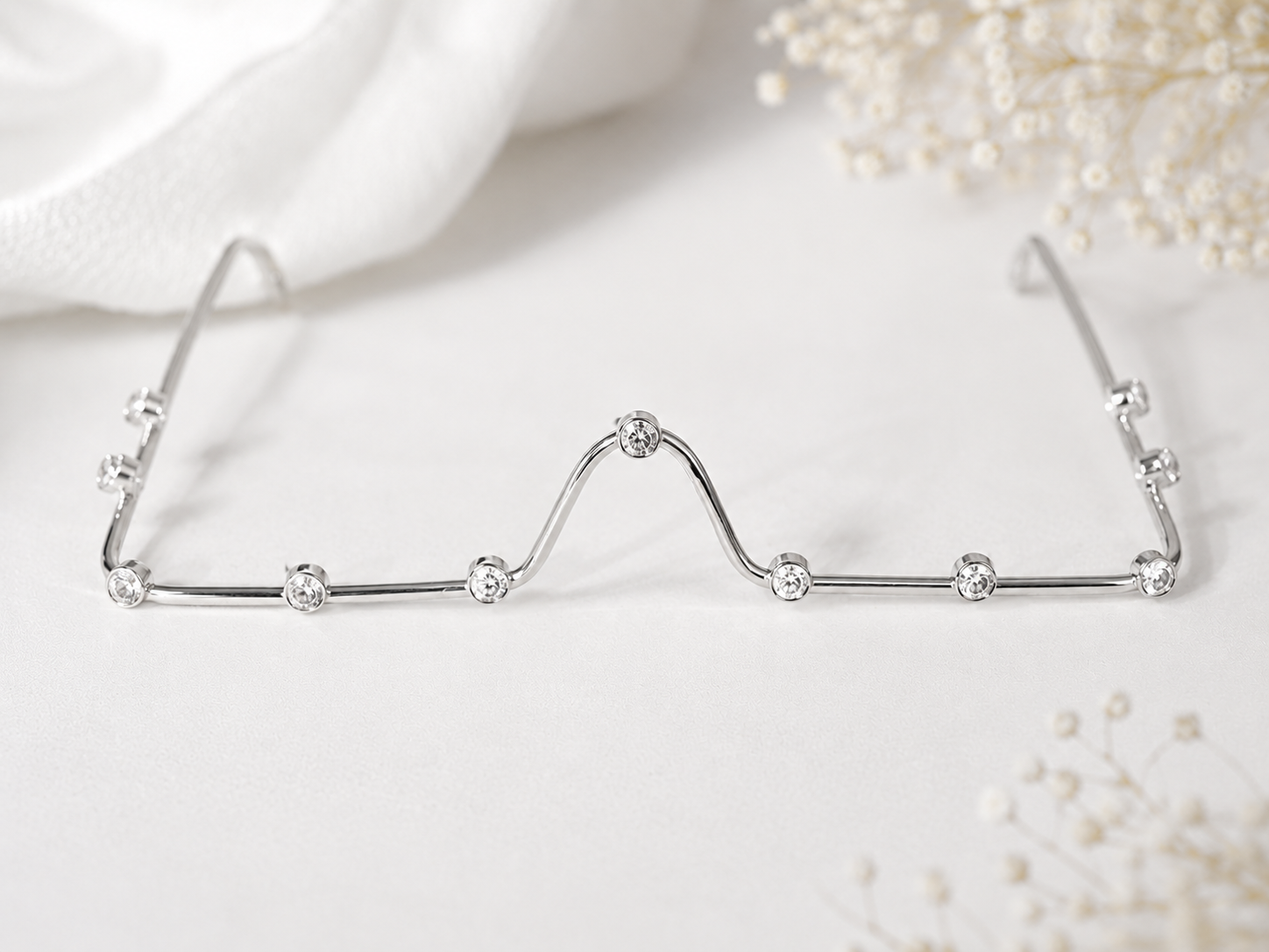 CZ Diamond Nose Bridge Face Jewellery — Gold & Silver