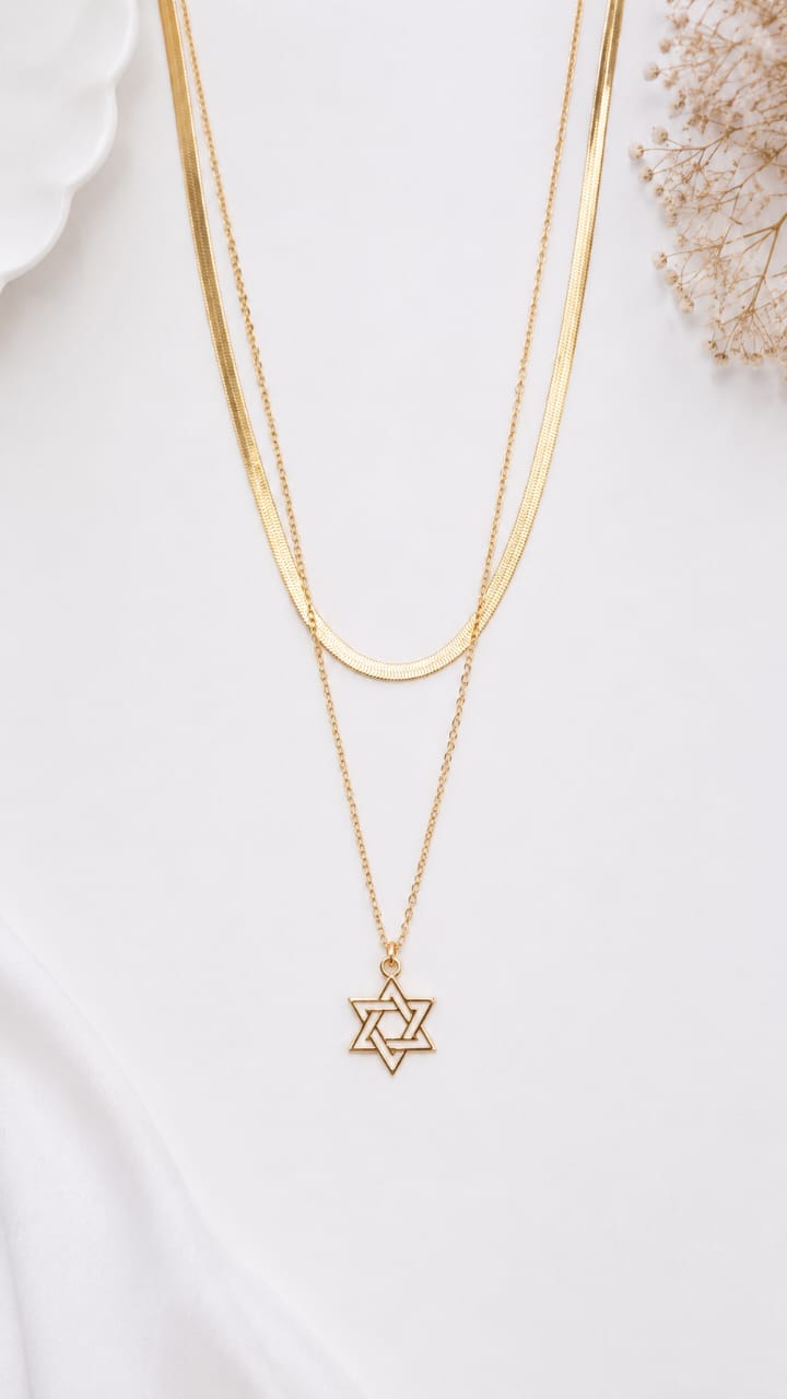 Layered Star Necklace