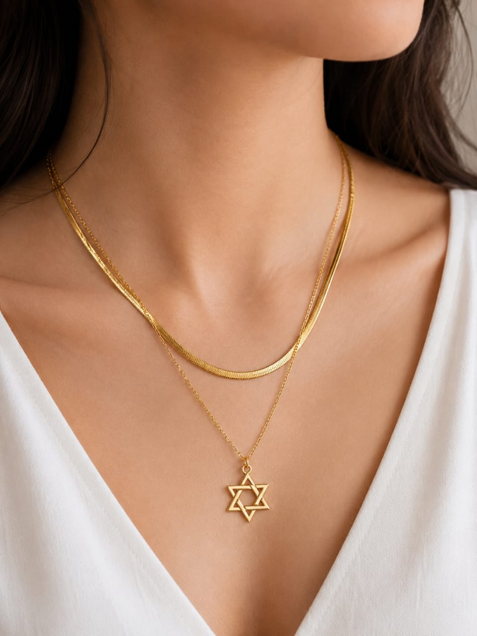 Layered Star Necklace