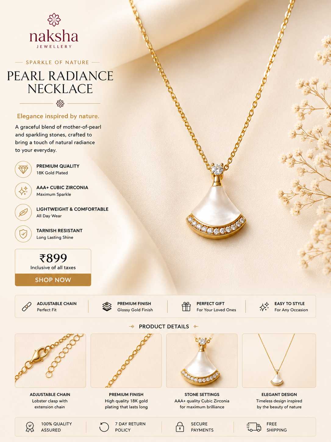 Pearl radiance Necklace