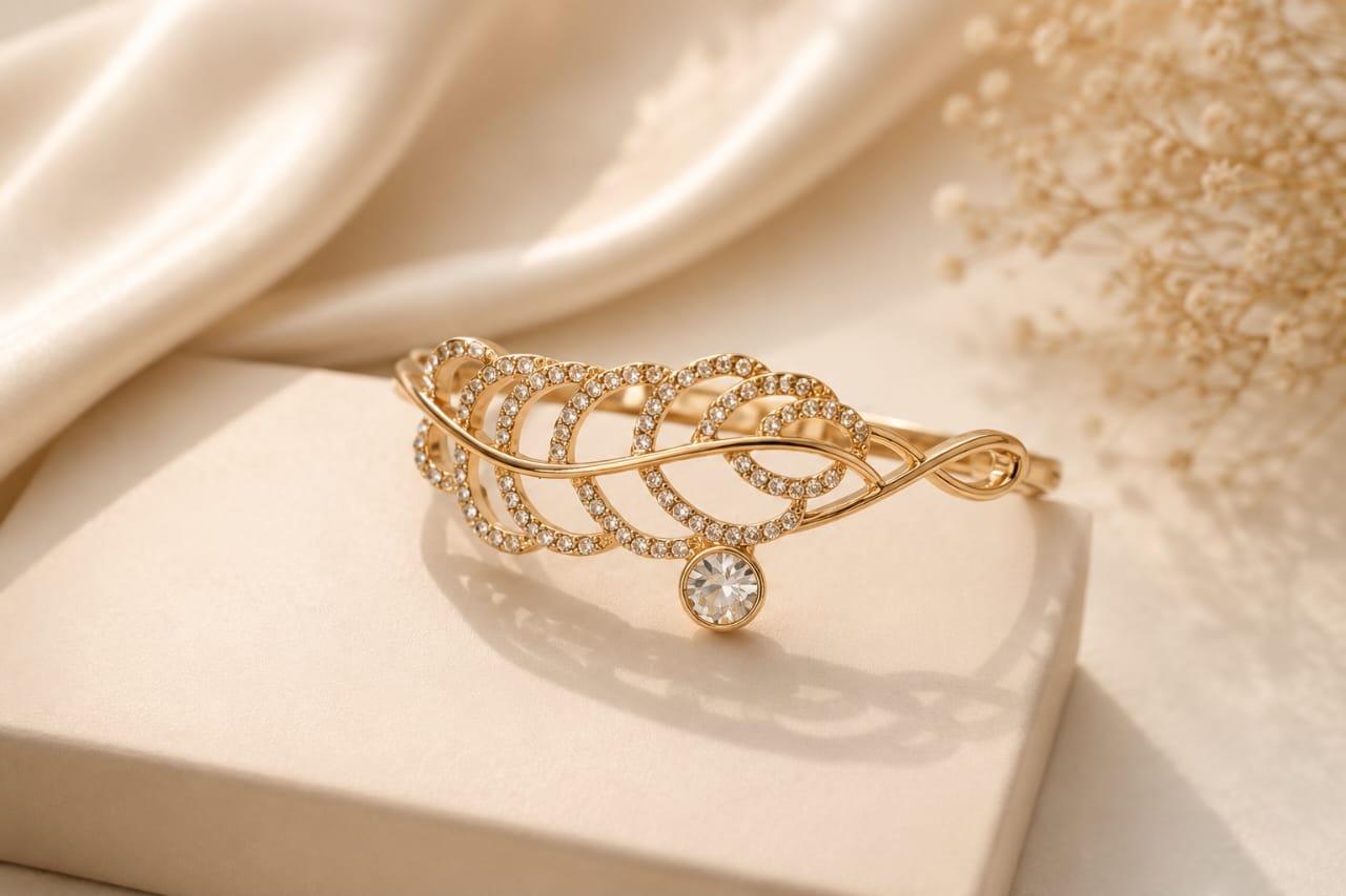 Pearl leaf Elegance Bracelet