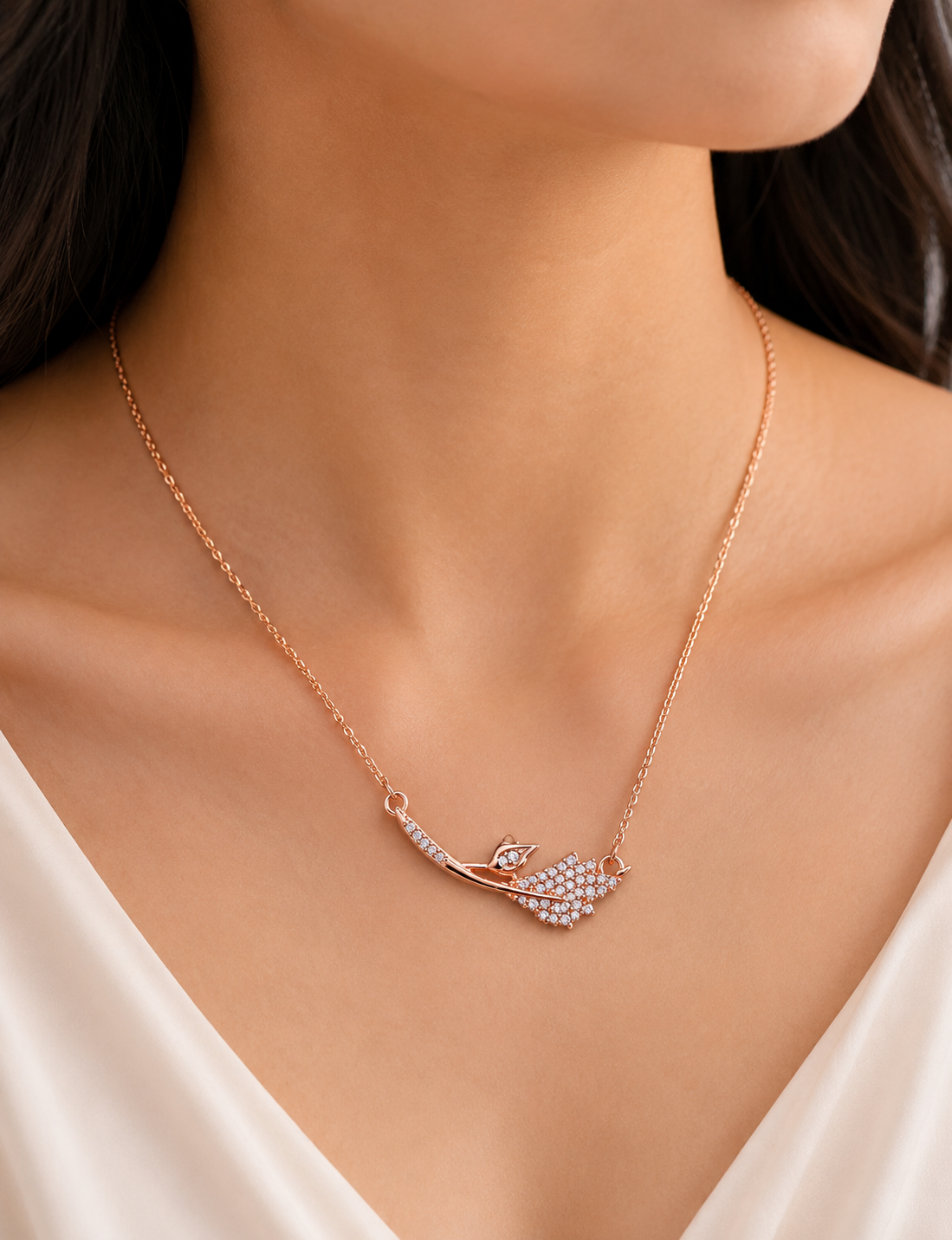 Bird of Branch Necklace