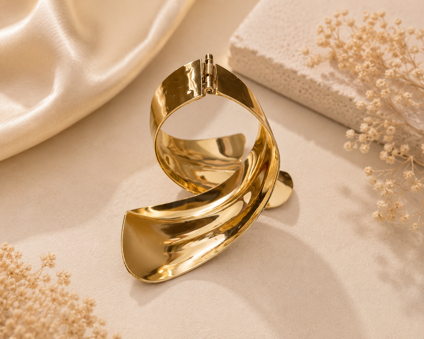 Twisted Grace Gold Bracelet